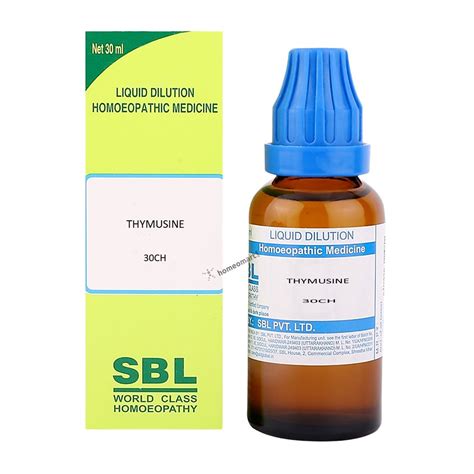 Thymusine Homeopathy Dilution 6C, 30C, 200C, 1M, 10M, in 30/100 ML ...