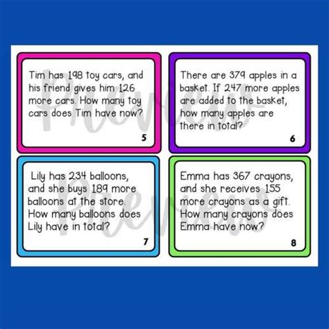 Image result for 3 Digit Addition Word Problems
