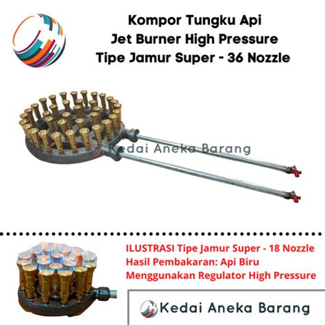 Jual Kompor Jamur Super 36 Burner Api High Pressure Tekanan Tinggi Gas ...