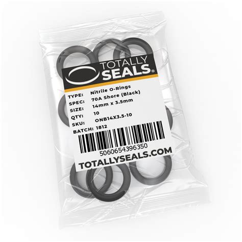 14mm x 3.5mm (21mm OD) Nitrile O-Rings – Totally Seals
