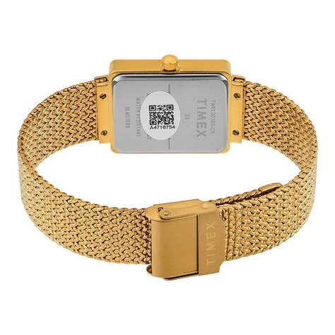 TIMEX Women Mother of Pearl Rectangle Dial Analog Watch - TWEL20703 ...
