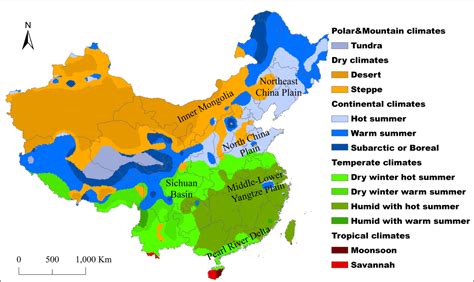 Temperature Climate Map Of China China Weather 2022 Climate And