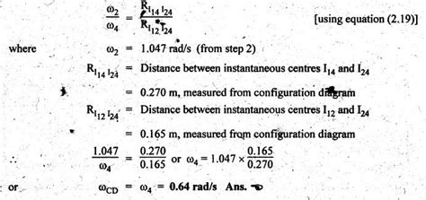 velocity analysis procedure by instantaneous centre method - Kinematics ...