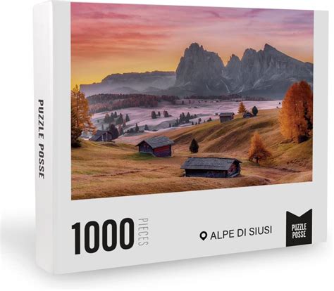 Buy Puzzle Posse - 1000 Piece Jigsaw Puzzle for Adults - Alpe di Siusi ...