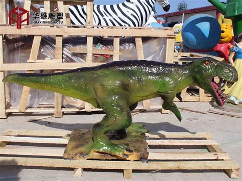 制作玻璃钢副栉龙雕塑,动物园恐龙雕塑 - 景盛龙翔