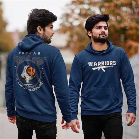 Punjab Warriors Hoodie - Buy Punjabi Printed Hoodies For Men – Punjabi Adda