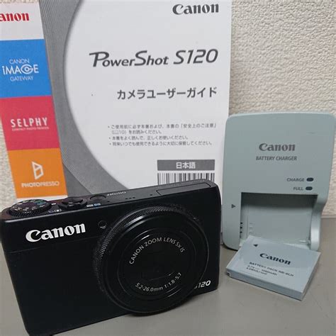 キヤノン Canon PowerShot S120 デジタルカメラ ブラック(キヤノン)｜売買されたオークション情報、yahooの商品情報を ...
