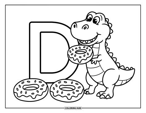 95+ Letter D Coloring Pages for Kids & Adults (Free Printable PDFs)