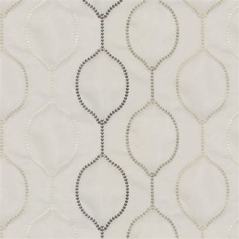 Buy GM Hana Set of 2 Embroidered Sheer Door Curtains - 6.9ft (213cm ...