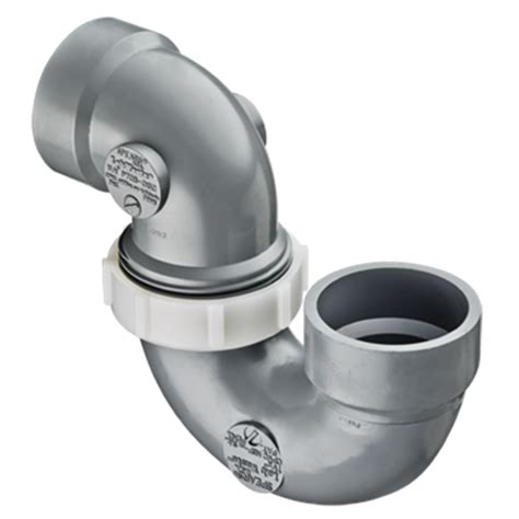 BIM objects - Free download! LabWaste® P-Trap with Plastic Nut | BIMobject