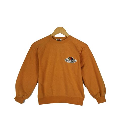Vintage Vintage Fruit of the Loom Patch Sweatshirt Jumper Sweater | Grailed