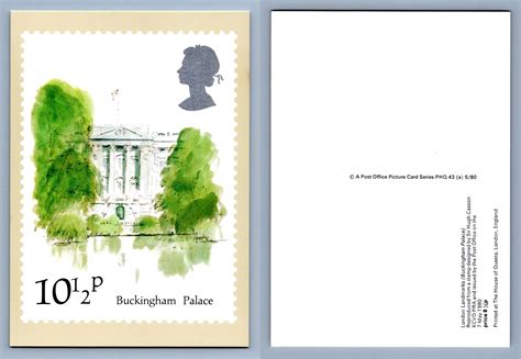 Buckingham Palace / London Landmarks - 1980 PHQ #43a Unused Card