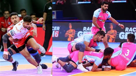 Pro Kabaddi League: UP Yoddhas eke out 35-29 win over Gujarat Giants ...