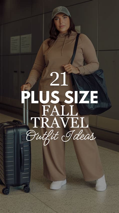 21 Plus Size Fall Travel Outfit Ideas For Curvy Women | Fall travel ...