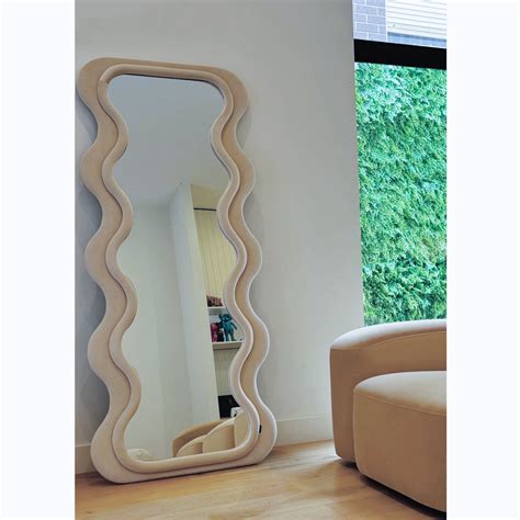 Wavy Floor Mirror