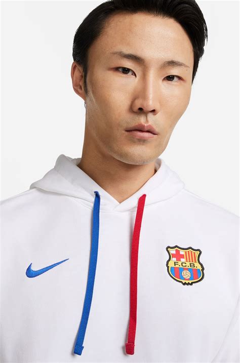 Hoodie white Barça Nike – Barça Official Store Spotify Camp Nou