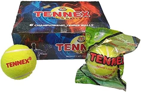 TENNEX Cricket Tennis Ball Yellow Heavy for Over Arm Cricket | Standard ...