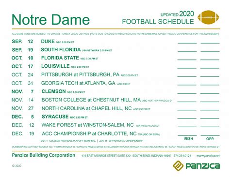 University Of Notre Dame Calendar - prntbl.concejomunicipaldechinu.gov.co