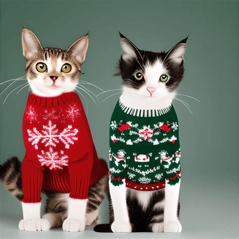 Cat Christmas Clothes Sweater at Rebecca Hart blog