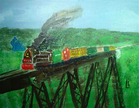 Painting with Erin and Annie: Kate Shelley Bridge