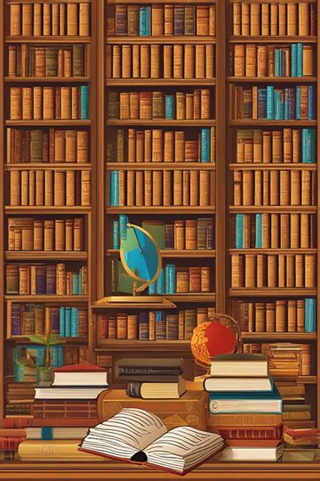 Symbolizing Knowledge, Wisdom: Enhancing Spaces with Books Painting ...