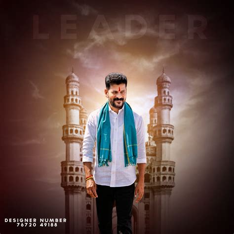 Free social media banner designs in photo editor || Revanth reddy hd ...