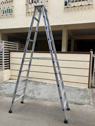Self Support Ladder - 10 Feet Self Support A Type Aluminium Ladder ...