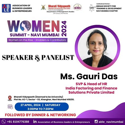 Gauri Das on LinkedIn: #weomensummit #possibilitariangauri #leadership ...