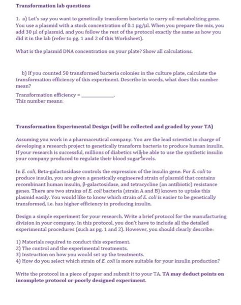 Image result for Transformation Efficiency Formula