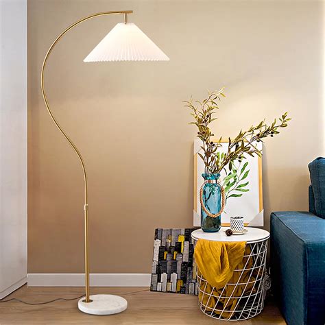 Modern Arched Floor Lamp with Bulbs for Bedroom - On Sale - Bed Bath ...