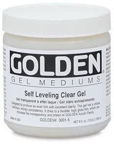 Golden Gel Mediums Self Leveling Clear Gel 236 ML : Amazon.in: Home ...