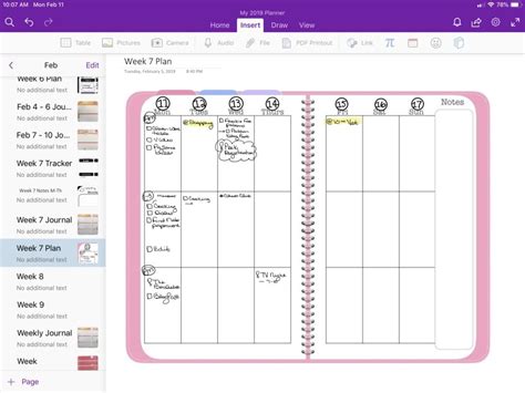 OneNote Planner Template Free 的图像结果