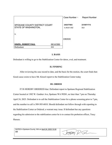 Spokane County Court Viewer