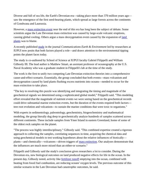 Late Devonian Extinction 的图像结果