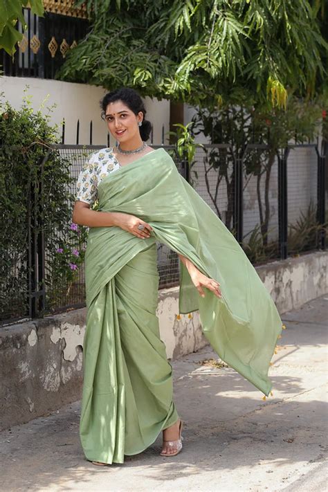 Moora - Hand Block Printed Cotton, Chanderi Silk Sarees Online