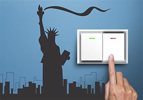 Buy Home Decor Tattoos Statue of Liberty in City Wall Stickers 24x20 ...