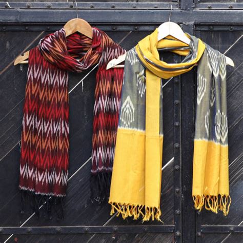 Pochampally Ikat Stoles – Authentic Handloom | iTokri – iTokri आई.टोकरी