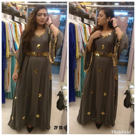 Rayon gown with all over real mirror work – www.soosi.co.in