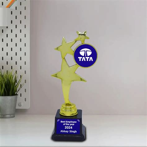 Order Prestigious Gold 3-Star Achievement Trophy Online