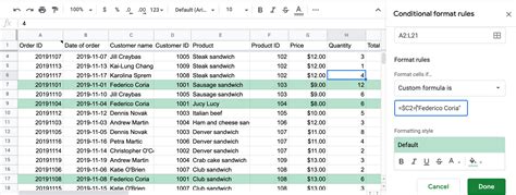 Image result for Google Sheets Conditional Formatting Color