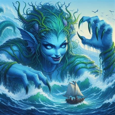 Umberlee the Queen of the Depths, goddess of the sea : r/dndai