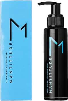 Mantittude Activated Bamboo Charcoal Face Wash For Men, Deeply cleanses ...