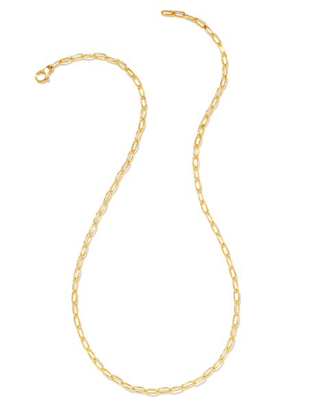 Bold Gold Paperclip Chain Necklaces