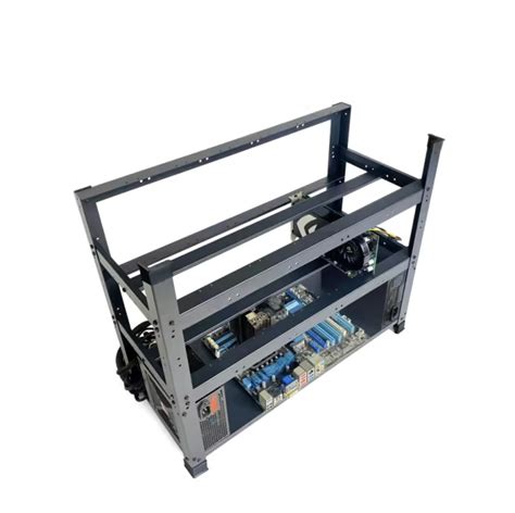 Buy Mining Rig Frame for 12GPU, Optimized Steel Open Air Mining Frame ...