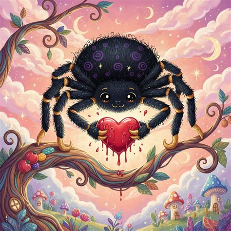 Valentine Spider Heart Free Stock Photo - Public Domain Pictures