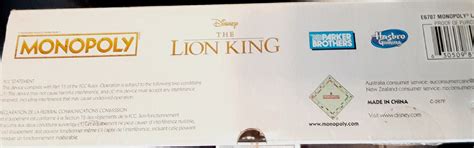 Monopoly The Lion King Edition Board Game With India | Ubuy