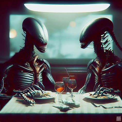 Image result for Alien Dinner Scene