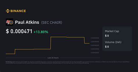 Paul Atkins Price | SEC CHAIR to USD Converter, Chart and News