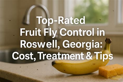 Affordable Fruit Fly Control Roswell Georgia | Cost & Tips