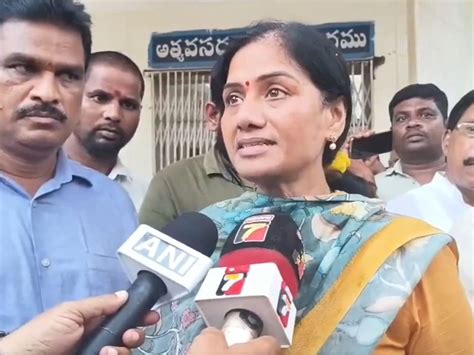 "Unexpected crowd came due to Ekadashi": TDP's Gouthu Sireesha on ...